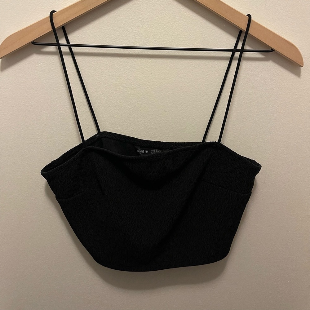 Black Crop Top